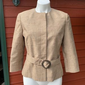 Antonio Melani button front blazer with belt